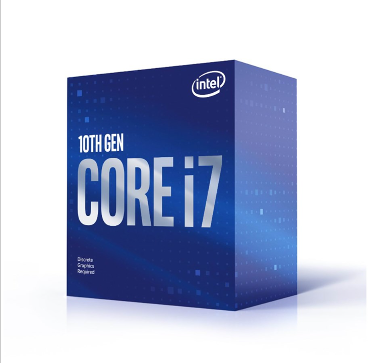 Intel Core i7-10700F Comet Lake CPU - 8 核 - 2.9 GHz - Intel LGA1200 - Intel 盒装（带冷却器）