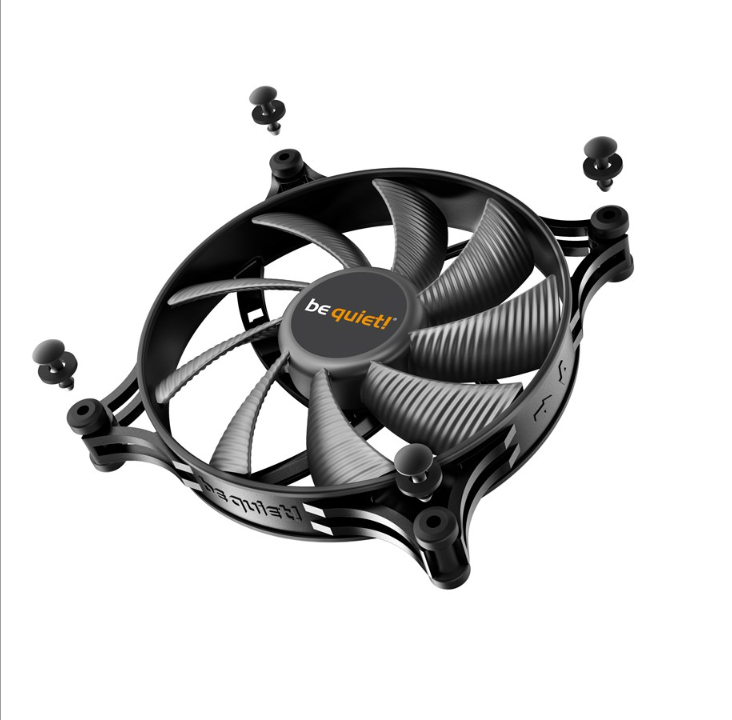 be quiet! Shadow Wings 2 PWM 140 - Chassis fan - 140mm - Black - 15 dBA