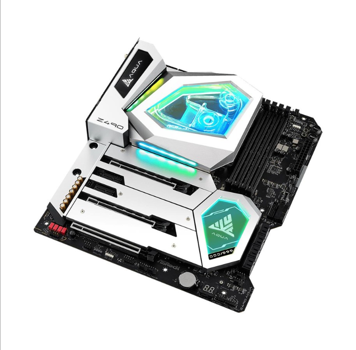 华擎 Z490 AQUA 主板 - Intel Z490 - Intel LGA1200 插槽 - DDR4 RAM - ATX