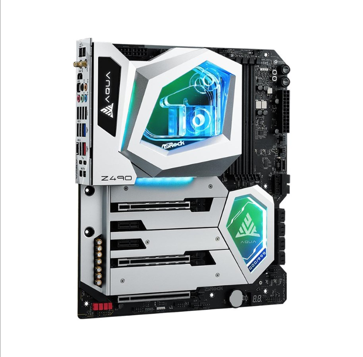 华擎 Z490 AQUA 主板 - Intel Z490 - Intel LGA1200 插槽 - DDR4 RAM - ATX