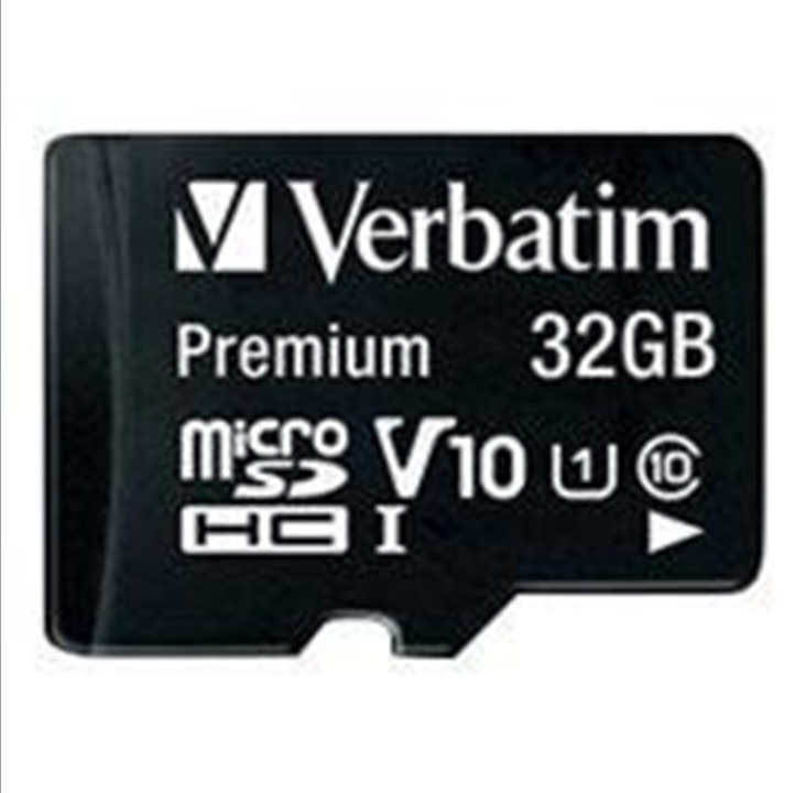 Verbatim - flash memory card - 32 GB - microSDHC