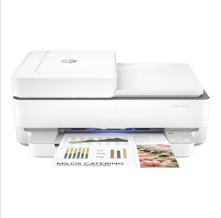 HP ENVY Pro 6420 All-in-One Inkjet Printer Multifunction with Fax - Color - Ink