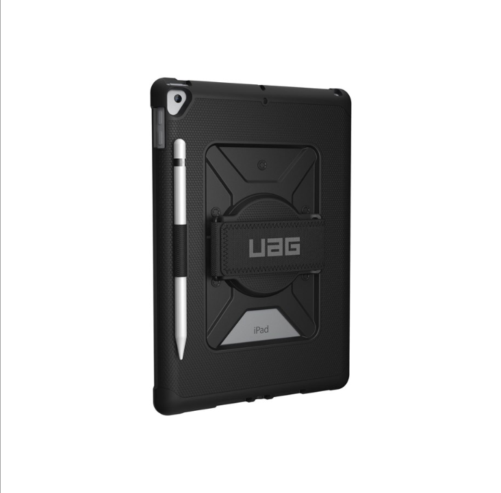 UAG Apple iPad 10.2 (2020/2019) Rugged Case with Handstrap Metropolis - Black