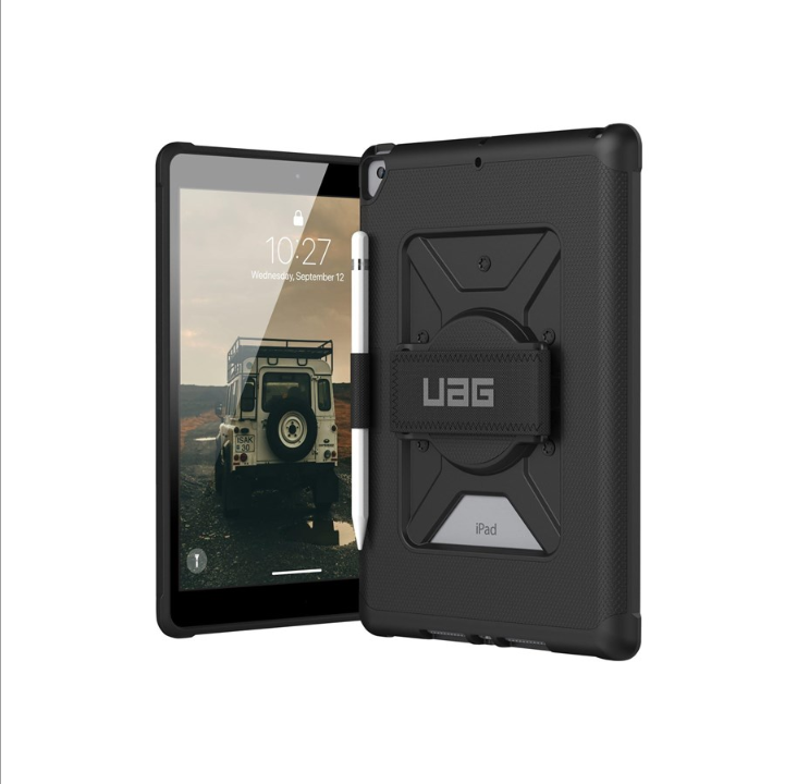 UAG Apple iPad 10.2 (2020/2019) Rugged Case with Handstrap Metropolis - Black