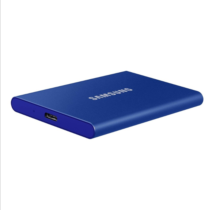 Samsung Portable SSD T7 - 500GB - Bl? - External SSD - USB 3.2 Gen 2