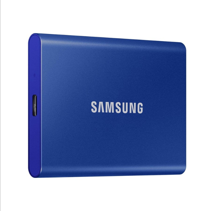 Samsung Portable SSD T7 - 1TB - Bl? - External SSD - USB 3.2 Gen 2