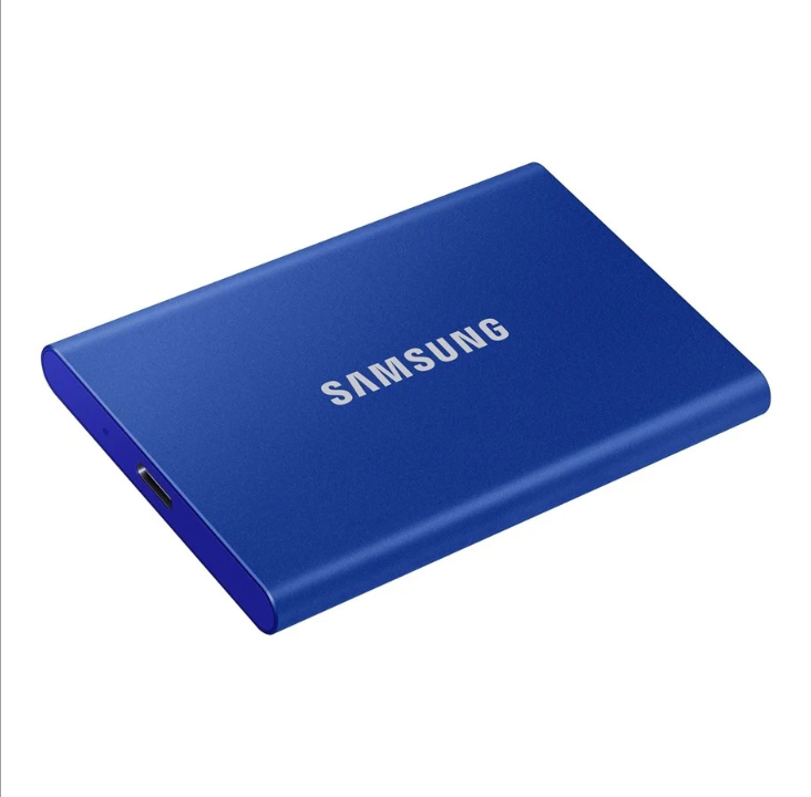 Samsung SSD المحمول T7 - ​​1 تيرابايت - Bl? - SSD خارجي - USB 3.2 الجيل الثاني