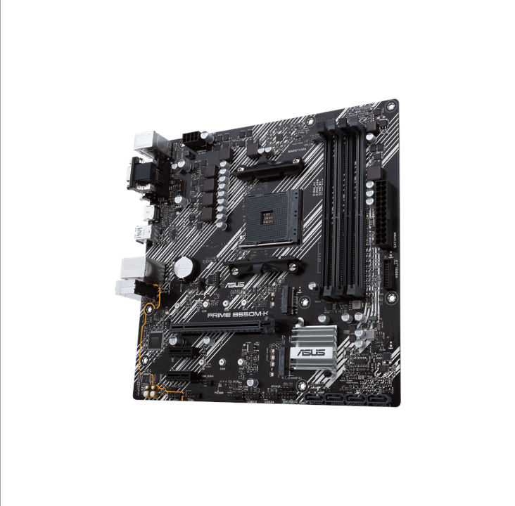 ASUS PRIME B550M-K Motherboard - AMD B550 - AMD AM4 socket - DDR4 RAM - Micro-ATX