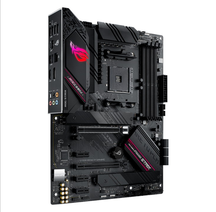 اللوحة الأم ASUS ROG STRIX B550-F GAMING - AMD B550 - مقبس AMD AM4 - ذاكرة الوصول العشوائي DDR4 - ATX