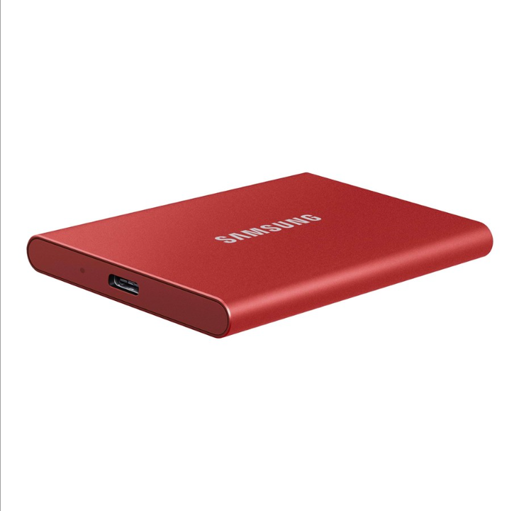 Samsung Portable SSD T7 - 500GB - Red - External SSD - USB 3.2 Gen 2