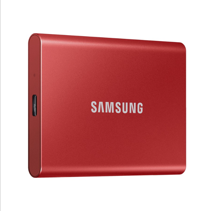 Samsung SSD T7 المحمول - 1 تيرابايت - أحمر - SSD خارجي - USB 3.2 Gen 2