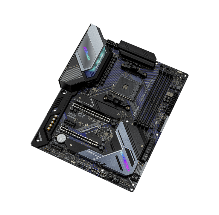 اللوحة الأم ASRock B550 EXTREME4 - AMD B550 - مقبس AMD AM4 - ذاكرة الوصول العشوائي DDR4 - ATX