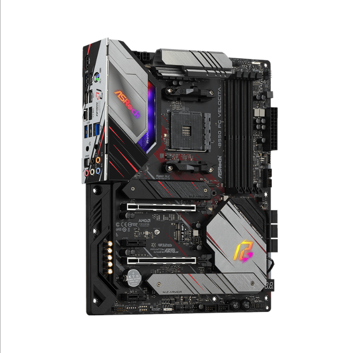 华擎 B550 Phantom Gaming Velocita 主板 - AMD B550 - AMD AM4 插槽 - DDR4 RAM - ATX