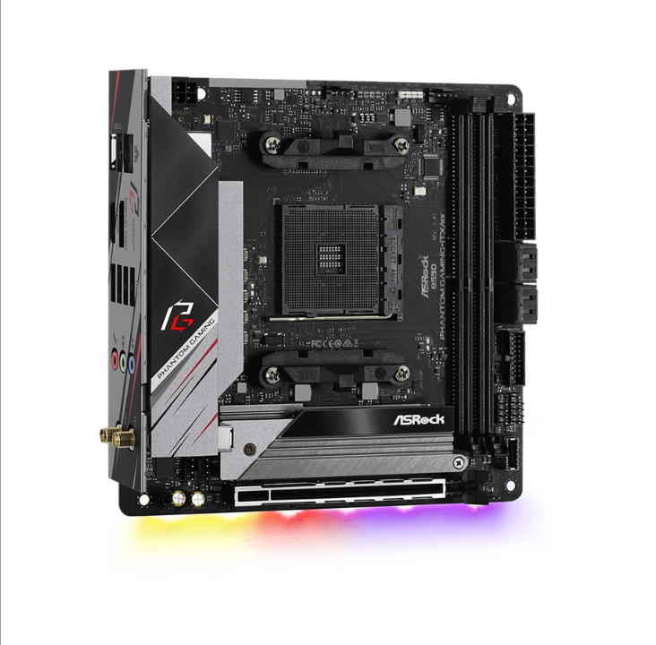 ASRock B550 Phantom Gaming-ITX/ax Motherboard - AMD B550 - AMD AM4 socket - DDR4 RAM - Mini-ITX