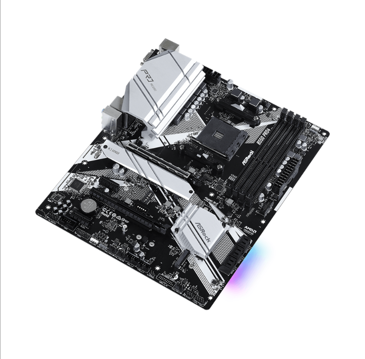 ASRock B550 PRO4 Motherboard - AMD B550 - AMD AM4 socket - DDR4 RAM - ATX