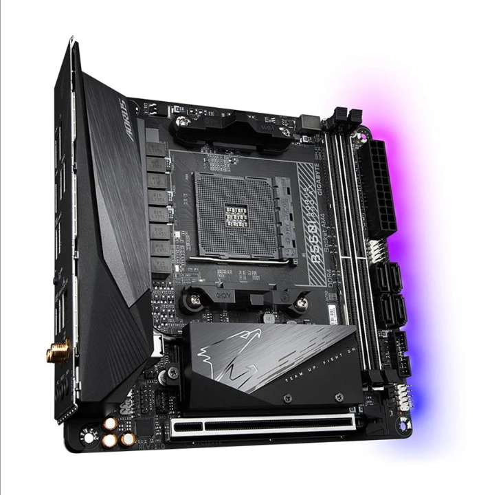GIGABYTE B550I AORUS PRO AX Motherboard - AMD B550 - AMD AM4 socket - DDR4 RAM - Mini-ITX