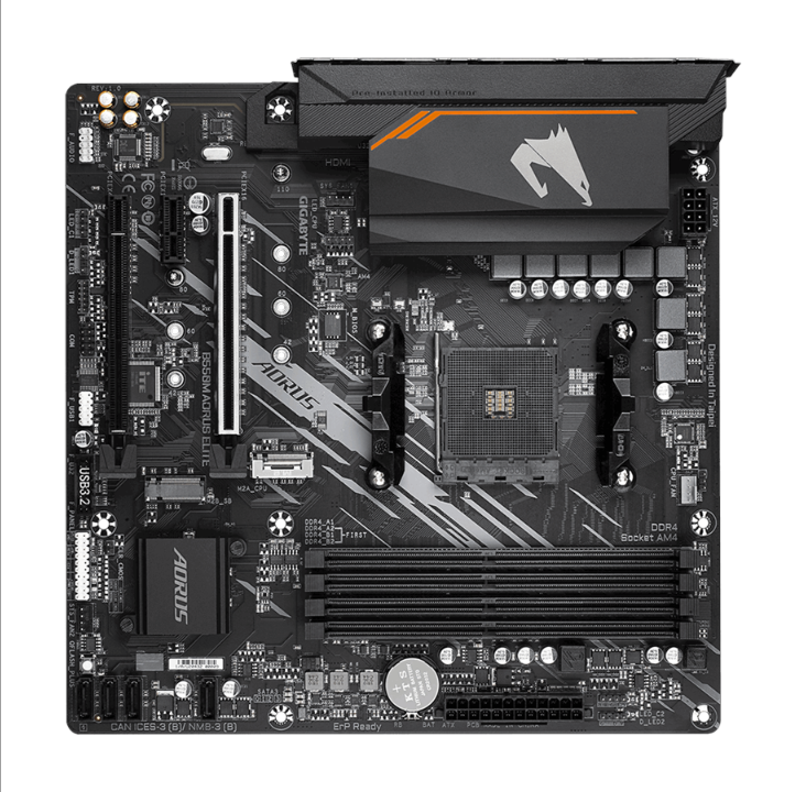 GIGABYTE B550M AORUS ELITE Motherboard - AMD B550 - AMD AM4 socket - DDR4 RAM - Micro-ATX