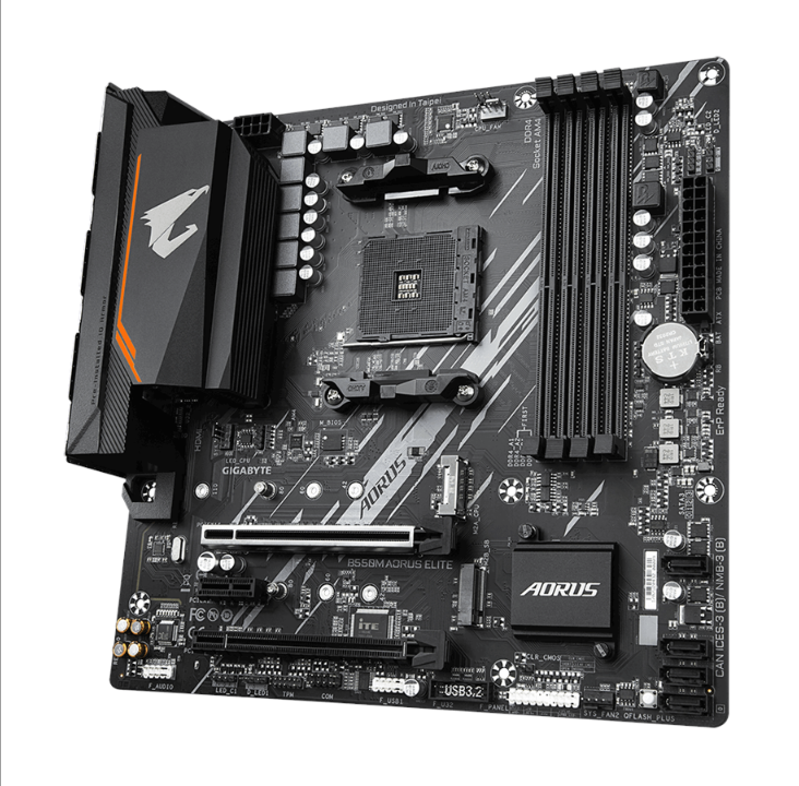 GIGABYTE B550M AORUS ELITE Motherboard - AMD B550 - AMD AM4 socket - DDR4 RAM - Micro-ATX