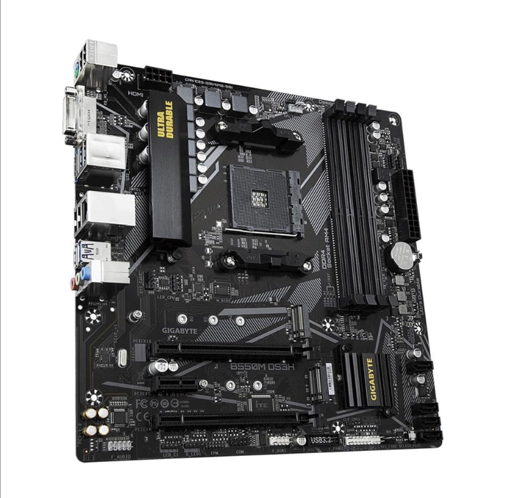 GIGABYTE B550M DS3H Motherboard - AMD B550 - AMD AM4 socket - DDR4 RAM - Micro-ATX