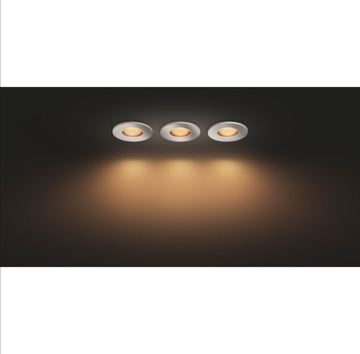 Philips Hue Adore 3x5W Recessed Spot for Bathroom - BT - Chrome