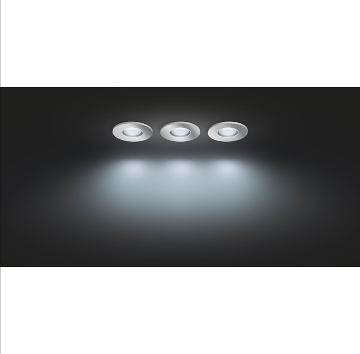 Philips Hue Adore 3x5W Recessed Spot for Bathroom - BT - Chrome