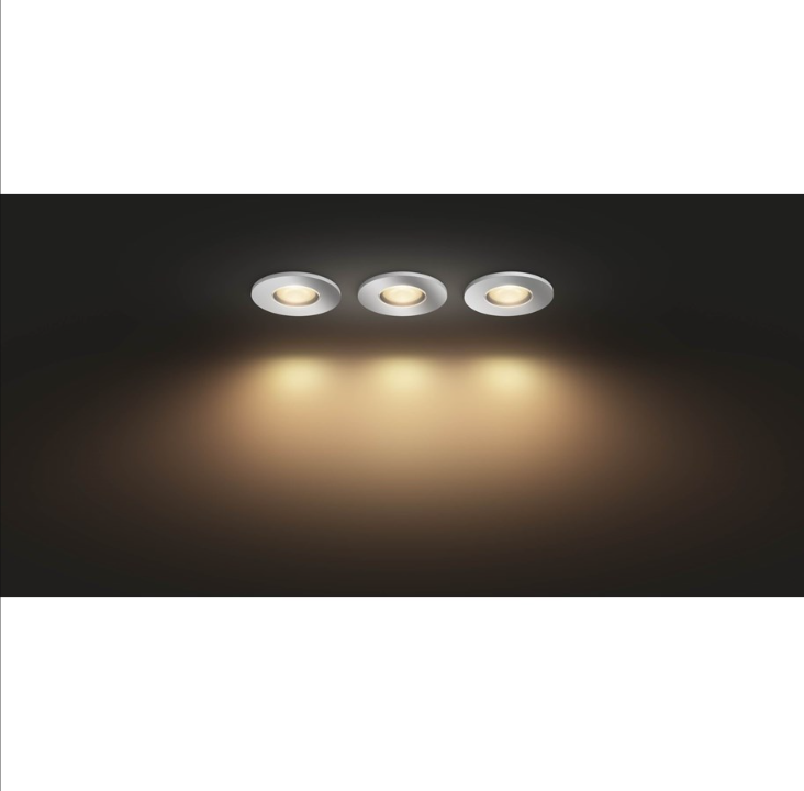 Philips Hue Adore 3x5W Recessed Spot for Bathroom - BT - Chrome