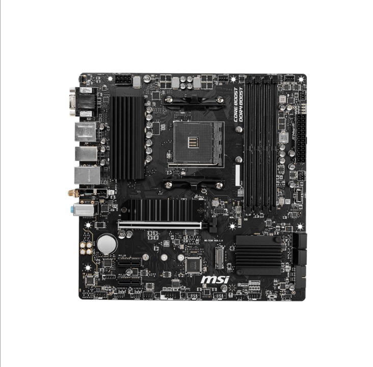 MSI B550M PRO-VDH WIFI Motherboard - AMD B550 - AMD AM4 socket - DDR4 RAM - Micro-ATX