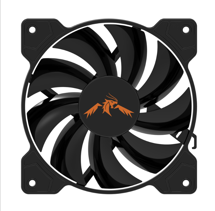 DUTZO F140 Quiet - Chassis fan - 140mm - Black - 25 dBA