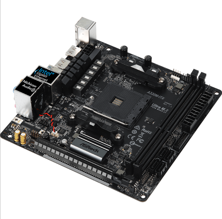 ASRock A320M-ITX Motherboard - AMD A320 - AMD AM4 socket - DDR4 RAM - Mini-ITX