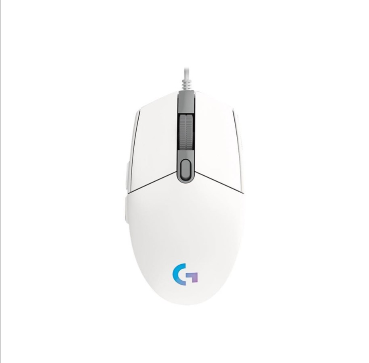 لوجيتك G102 LIGHTSYNC - أبيض - ماوس - بصري - 6 أزرار - أبيض