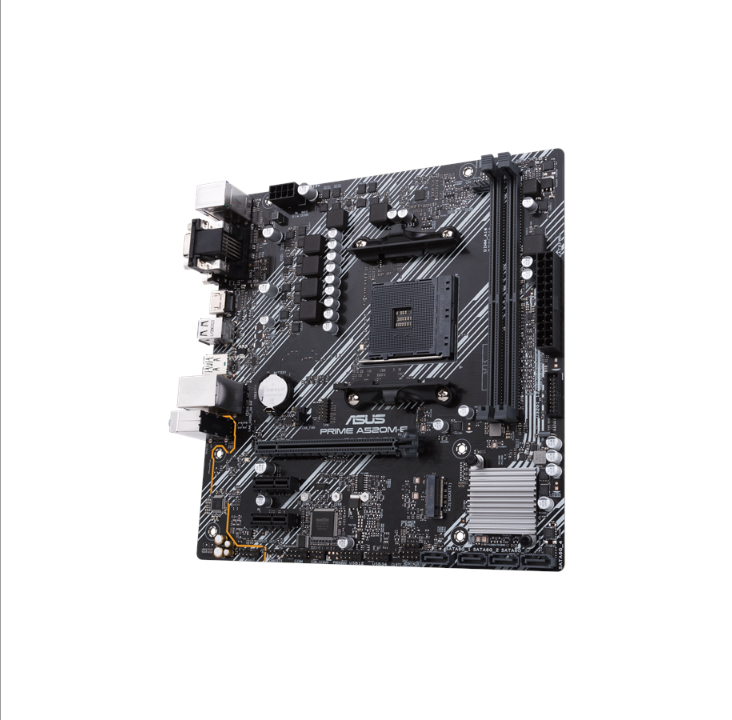 ASUS PRIME A520M-E Motherboard - AMD A520 - AMD AM4 socket - DDR4 RAM - Micro-ATX