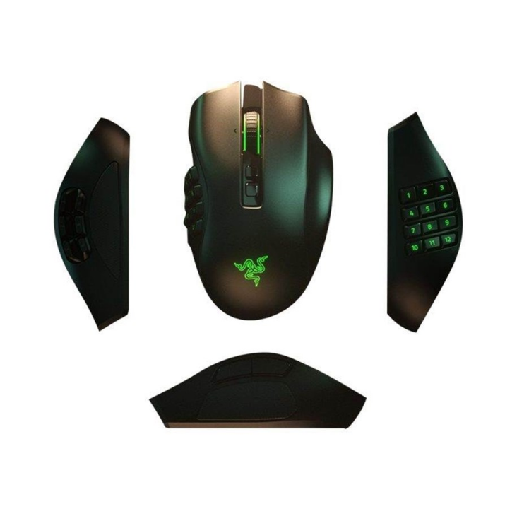 Razer Naga Pro - Mouse - Optic - 20 buttons - Green