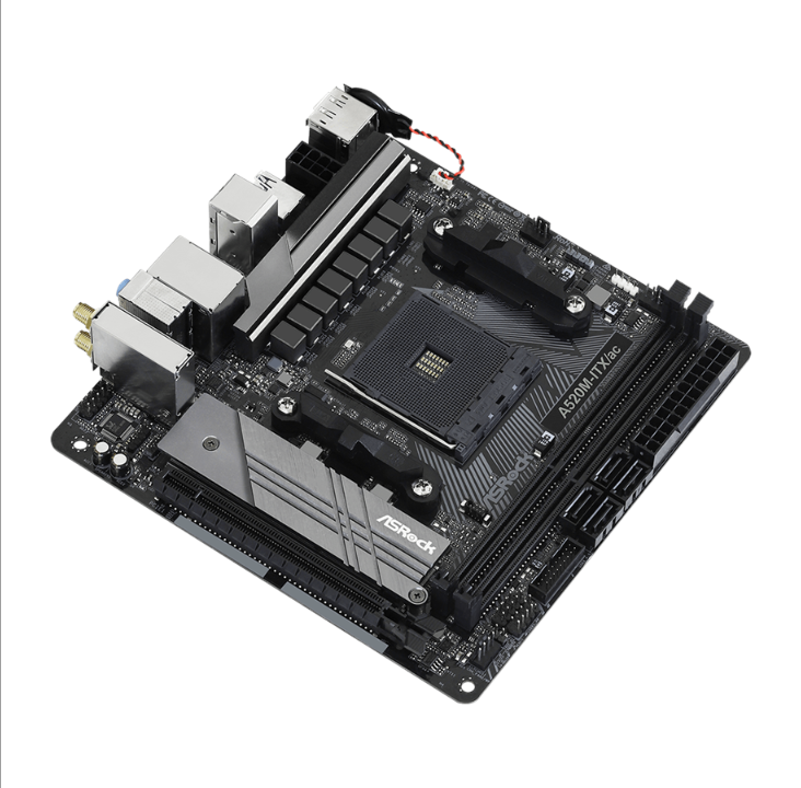 ASRock A520M-ITX/AC Motherboard - AMD A520 - AMD AM4 socket - DDR4 RAM - Mini-ITX