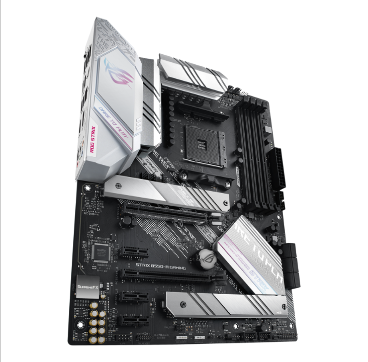 اللوحة الأم ASUS ROG STRIX B550-A GAMING - AMD B550 - مقبس AMD AM4 - ذاكرة الوصول العشوائي DDR4 - ATX