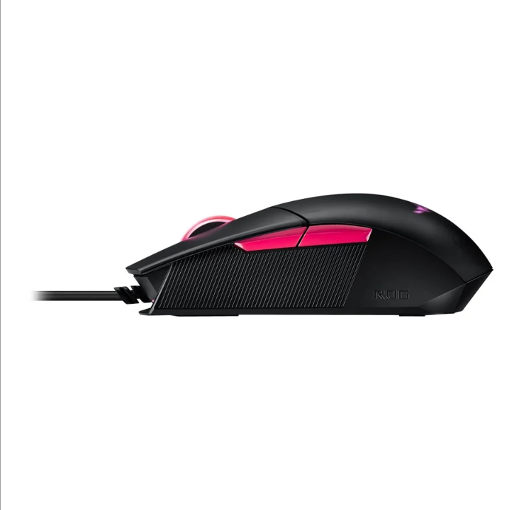 ASUS ROG Strix Impact II Electro Punk - 游戏鼠标 - 光学 - 5 个按钮 - 粉色