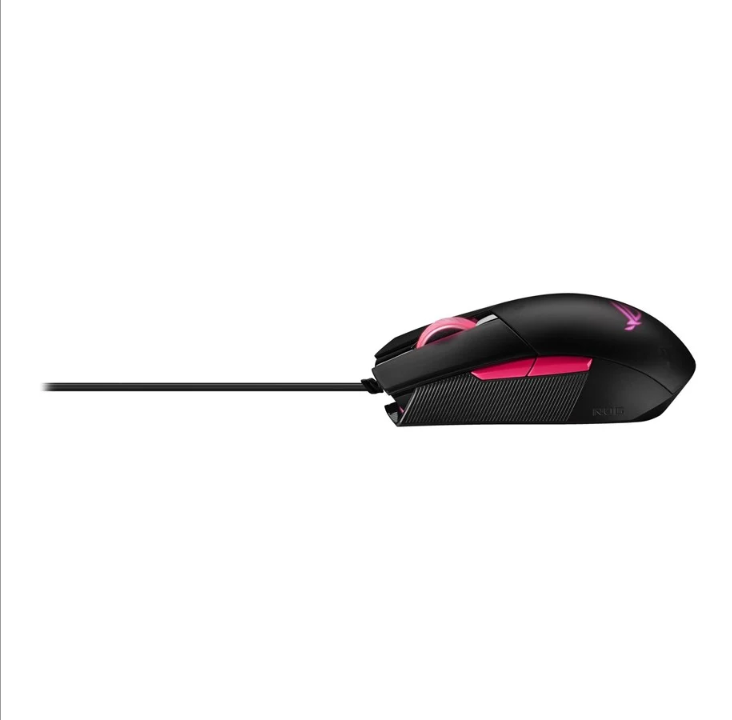 ASUS ROG Strix Impact II Electro Punk - Gaming mouse - Optic - 5 buttons - Pink
