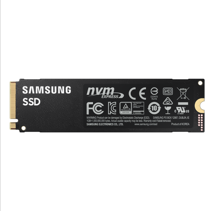Samsung 980 Pro SSD - 1TB - Without heat spreader - M.2 2280 - PCIe 4.0