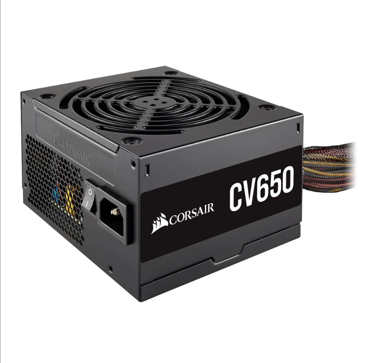 Corsair CV650 power supply - 650 Watt - 120 mm - 80 Plus Bronze certificate