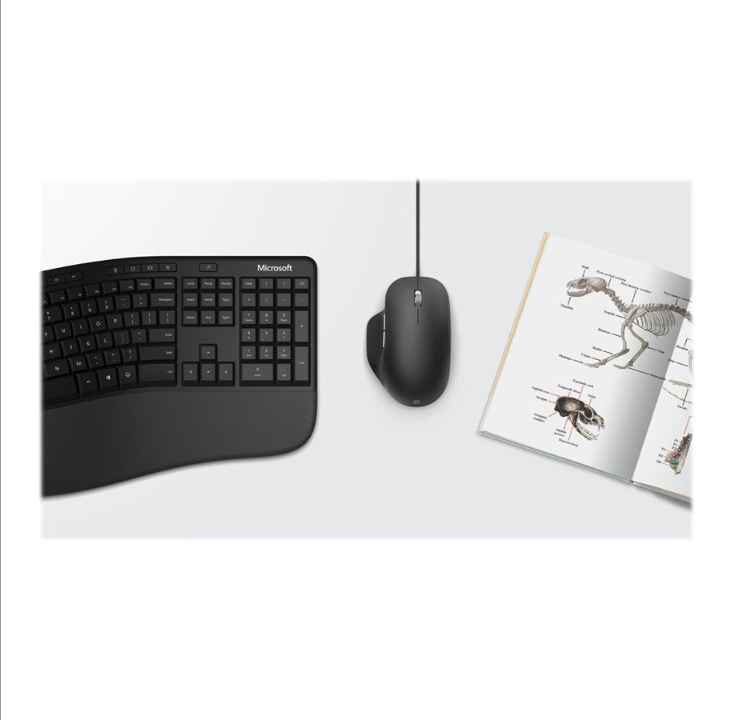 Microsoft Ergonomic Mouse USB Black / RJG-00002 - Mouse - Optic - 5 buttons - Black