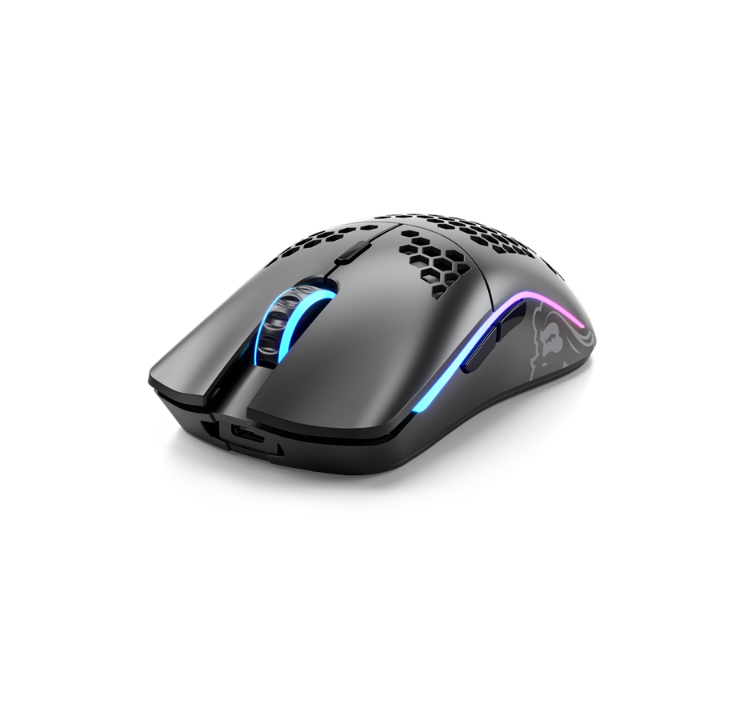 Glorious Model O Wireless - Matte Black - Gaming mouse - Optic - 6 buttons - Black with RGB light
