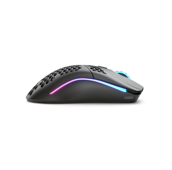 Glorious Model O Wireless - Matte Black - Gaming mouse - Optic - 6 buttons - Black with RGB light *DEMO*