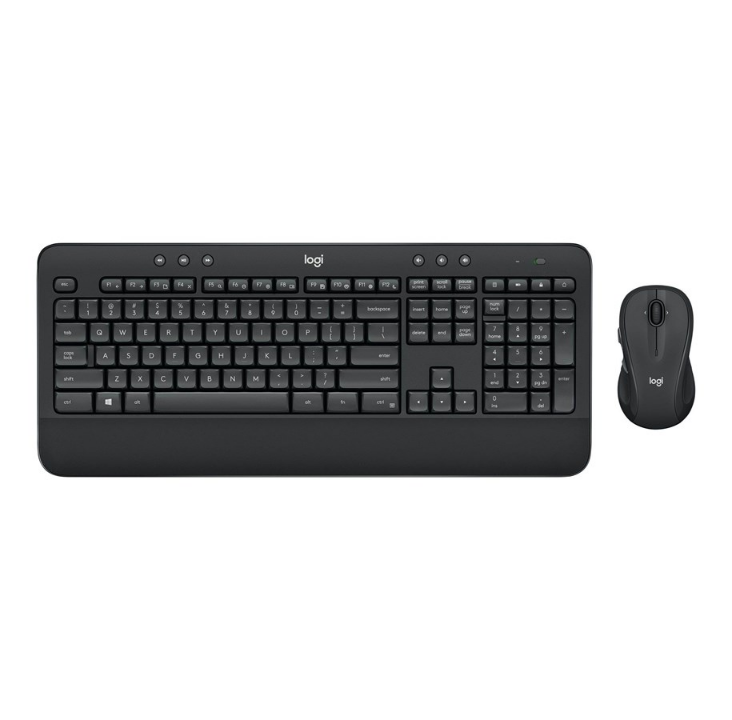 Logitech MK545 Adv Keybrd&amp;Mouse 美国国际 - 键盘和鼠标套装 - 通用 - 黑色