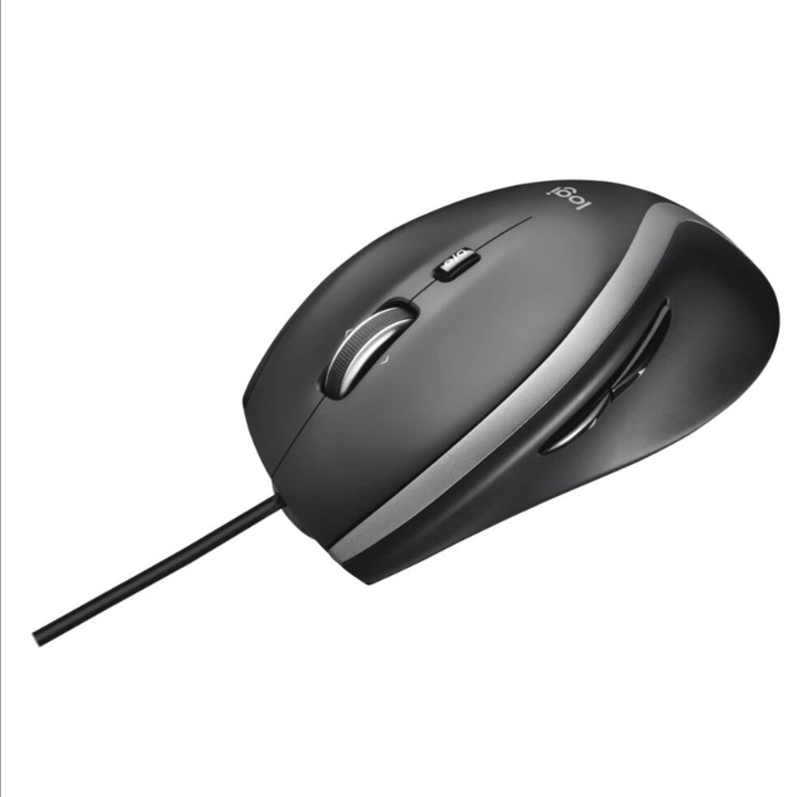 Logitech M500s Advanced Corded Mouse - Mouse - Optic - 7 Buttons - Black