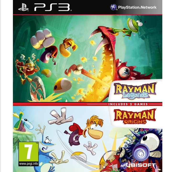 Rayman Legends + Rayman Origins - Double Pack - Sony PlayStation 3 - Action *DEMO*