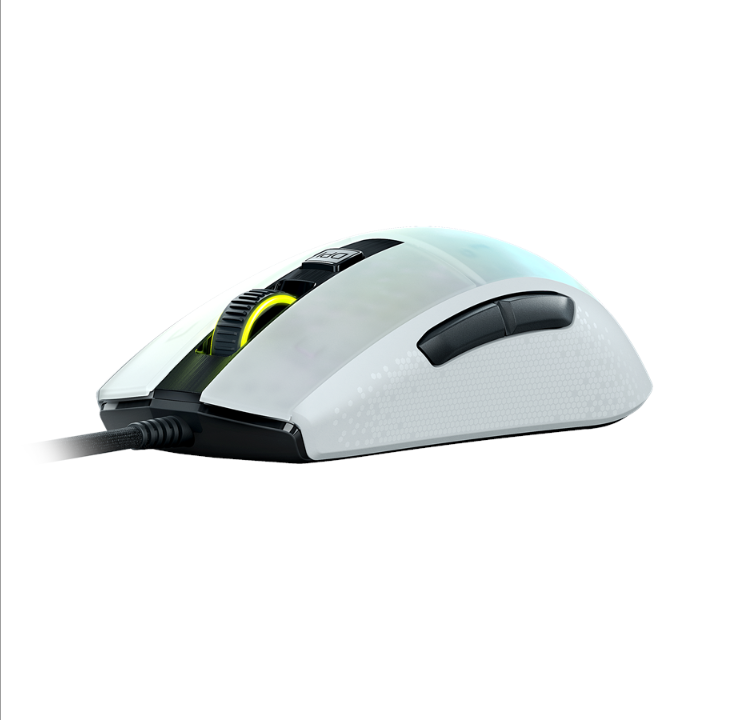 ROCCAT Burst Pro - Gaming mouse - Optic - 6 buttons - White with RGB light