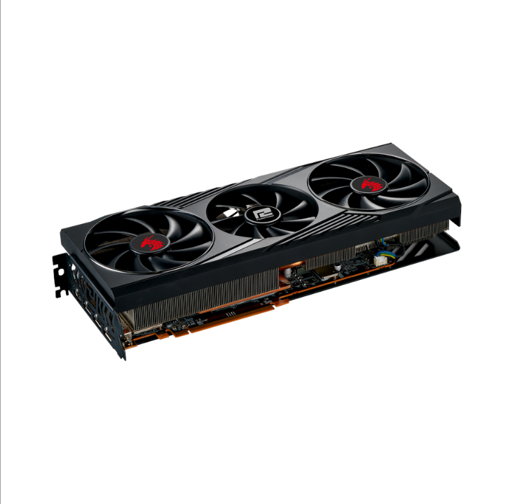 PowerColor Radeon RX 6800 XT Red Dragon - ذاكرة الوصول العشوائي GDDR6 بسعة 16 جيجابايت - بطاقة الرسومات