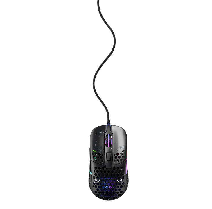 Xtrfy M42 RGB - Black - Gaming mouse - Optic - 6 buttons - Black with RGB light