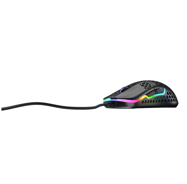 Xtrfy M42 RGB - 黑色 - 游戏鼠标 - 光学 - 6 个按钮 - 黑色带 RGB 灯