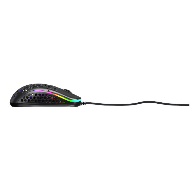 Xtrfy M42 RGB - 黑色 - 游戏鼠标 - 光学 - 6 个按钮 - 黑色带 RGB 灯