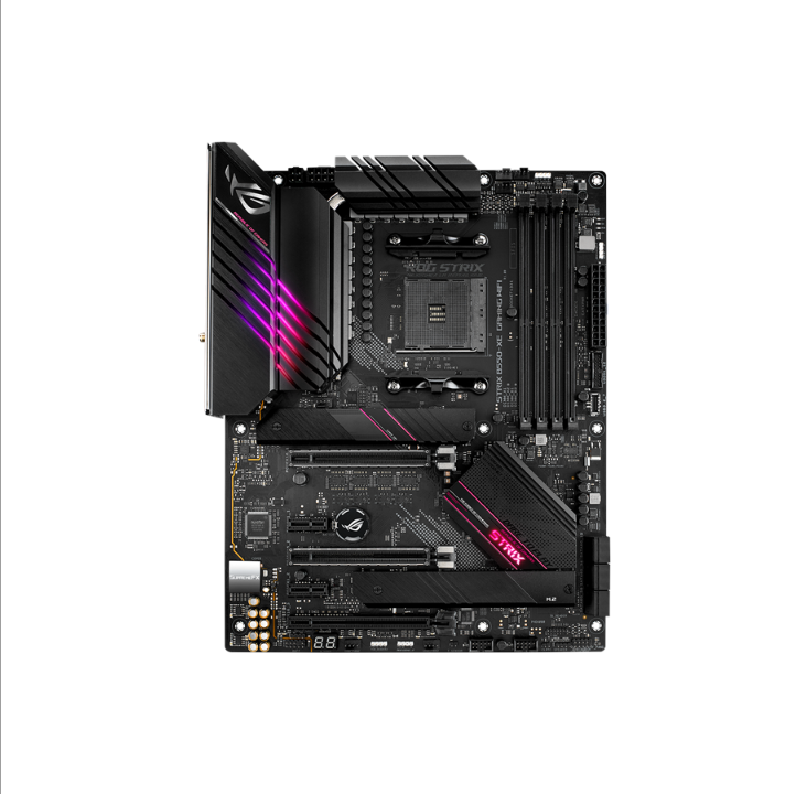 اللوحة الأم ASUS ROG STRIX B550-XE GAMING WIFI - AMD B550 - مقبس AMD AM4 - ذاكرة الوصول العشوائي DDR4 - ATX